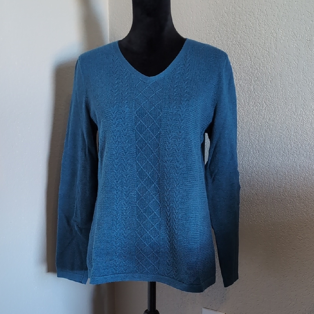 Blue Women's Sweater Sz M